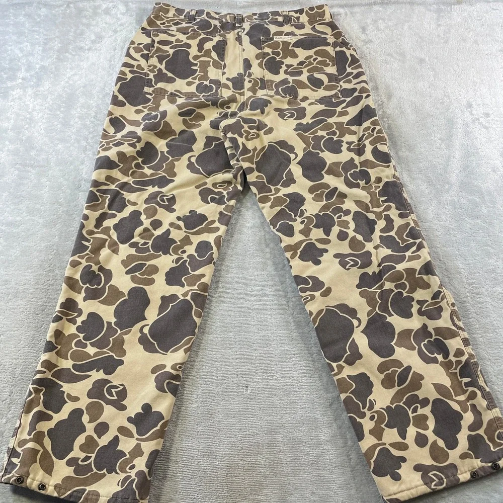 Vintage Walls Blizzard Pruf Pants Mens 38 Insulated Duck Camo Thinsulate USA